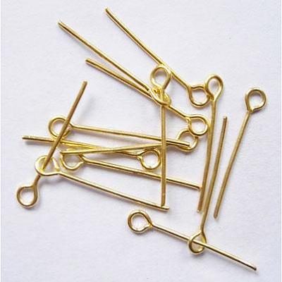 Brass Eye Pin LS-EPC3.5cm-G-1