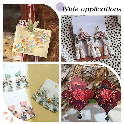 3Pcs 3 Styles Clear Acrylic Drawing Stencils AJEW-HY0001-77C-1