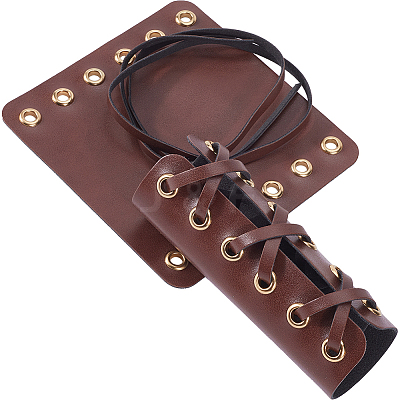 PU Leather Leather Motorcycle Grip Covers AJEW-WH20001-44D-1
