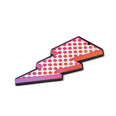 Double-side Printed Opaque Acrylic Pendants FIND-D283-09B-1