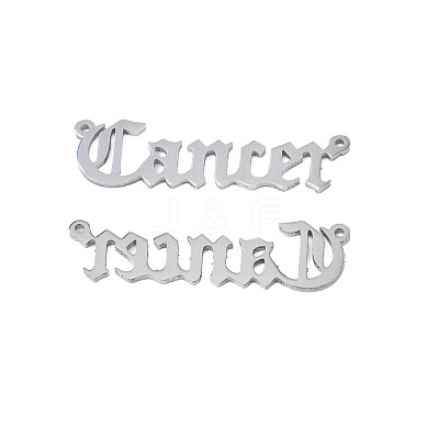 Non-Tarnish 304 Stainless Steel Connector Charms STAS-N095-136F-1