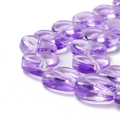Transparent Glass Beads Strand GLAA-F112-03D-1