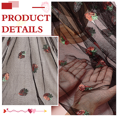 Polyester Lase Fabric DIY-WH0661-13A-1