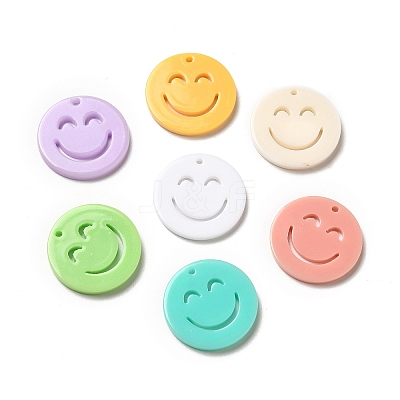 Opaque Acrylic Pendants OACR-B008-AM-1