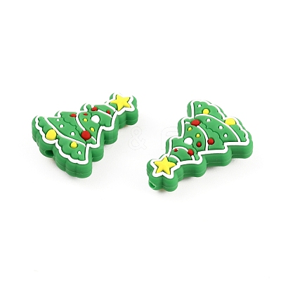 Food Grade Eco-Friendly Silicone Focal Beads SIL-WH0012-015A-1