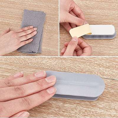 ABS Plastic Self-Stick Instant Cabinet Drawer Handle FIND-WH0053-28B-1