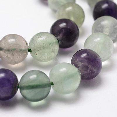 Natural Fluorite Bead Strands G-D840-56-8mm-AB-1