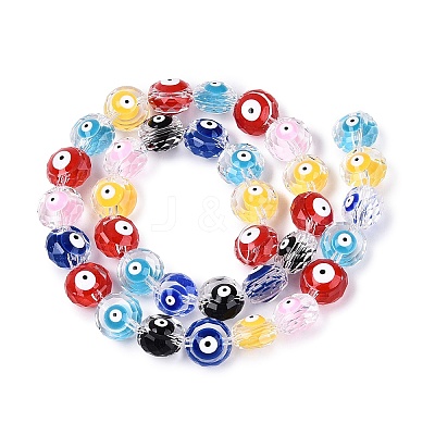 Glass Enamel Beads Strands GLAA-Q112-01A-1