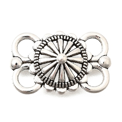 Tibetan Style Alloy Links Connector Charms FIND-D042-07C-AS-1
