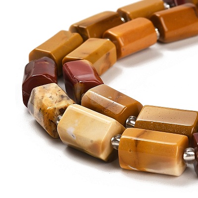Natural Mookaite Beads Strands G-G068-A08-01-1