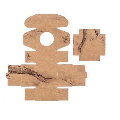 Rectangle Foldable Creative Kraft Paper Gift Box CON-B002-06B-02-1