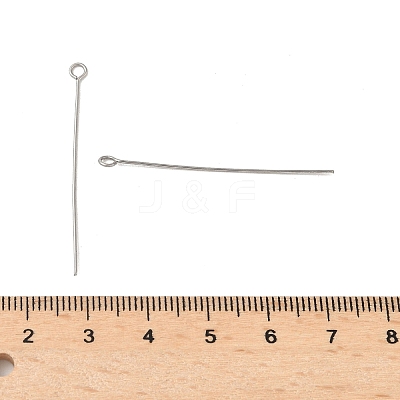 304 Stainless Steel Eye Pins STAS-K293-13P-0.6x40mm-1
