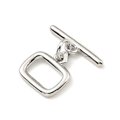Brass Toggle Clasps KK-G416-67P-1