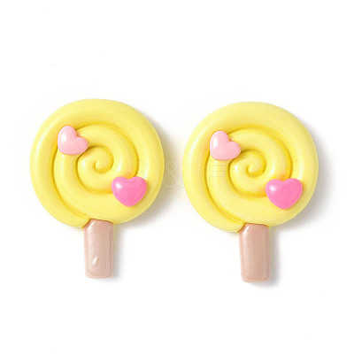 Opaque Resin Cabochons X-CRES-P023-03-1