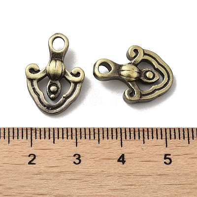 Tibetan Style Rack Plating Brass Pendants KK-Q805-44AB-1