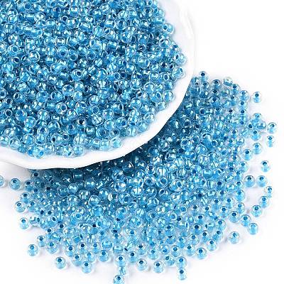 6/0 Transparent Inside Colours Glass Seed Round Beads X1-SEED-N006-004D-1