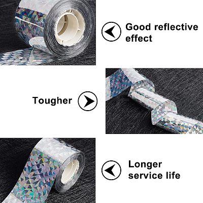 Self-Adhesive Bird Repellent Scare Tape TOOL-FH0001-12-1
