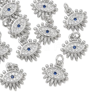 SHEGRACE Brass Cubic Zirconia Pendants XGRQ3K783-532P-1