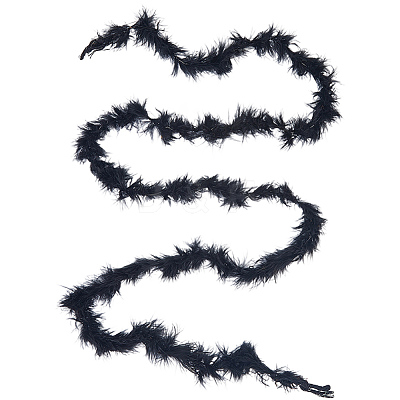 1Pc Turkey Feathers Fluff Boa for Dancing AJEW-GF0012-31D-1
