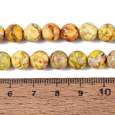 Natural Imperial Jasper Beads Strands G-N342-63J-1
