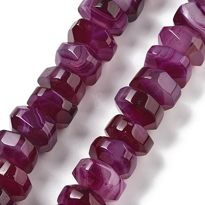Natural Agate Beads Strands G-K392-A09-1