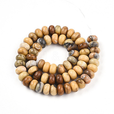 Natural Yellow Opal Beads Strands G-T140-74-1