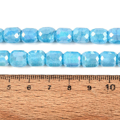 Anti-Tarnish Electroplate Glass Beads Strands EGLA-N027-03A-16-1