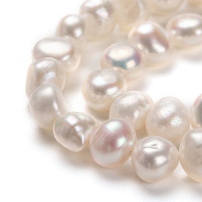 Natural Cultured Freshwater Pearl Beads Strands PEAR-L033-44-1