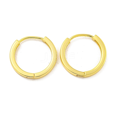Brass Hoop Earrings EJEW-L211-08C-G-1