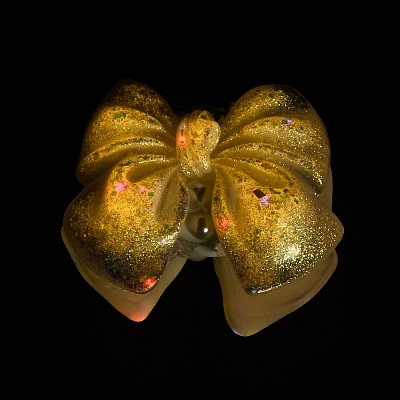 Luminous Opaque Resin & Rhinestone & Polymer Clay Beads RE-CBA1913-02L-1
