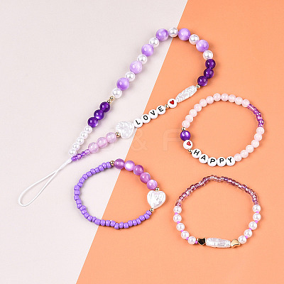 DIY 28 Style Resin & Acrylic & ABS Beads Jewelry Making Finding Kit DIY-NB0012-03A-1
