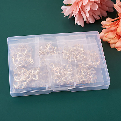 Alloy Rhinestone Crystal Links Connectors PALLOY-TA0002-26LG-1
