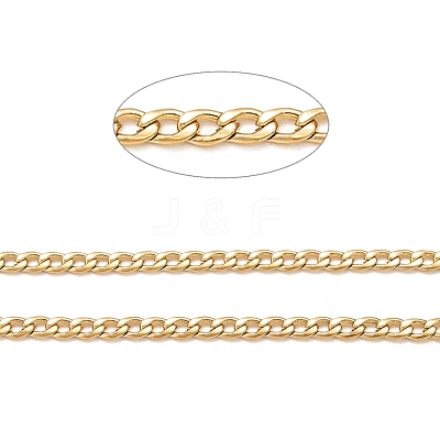 Ion Plating(IP) 304 Stainless Steel Twisted Chain Curb Chains CHS-H007-29G-1
