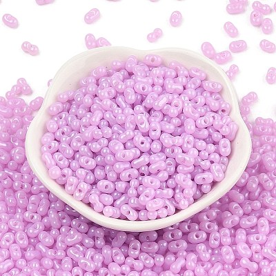 Baking Paint Glass Seed Beads SEED-L011-09A-10-1