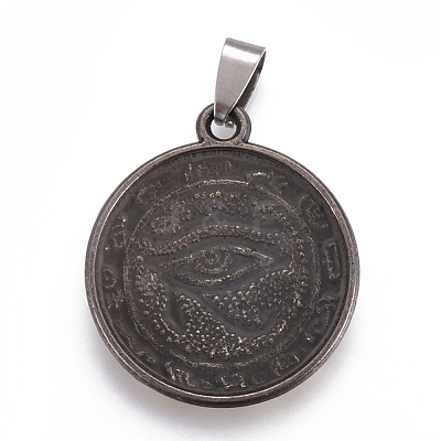 Tibetan Style Alloy Pendants X-PALLOY-E509-29AB-1