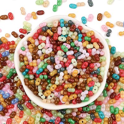 Baking Paint Glass Seed Beads SEED-L011-09A-01-1