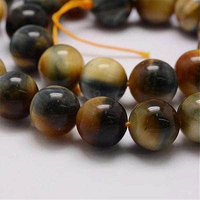 Natural Tiger Eye Bead Strands G-P230-08-F-8mm-1