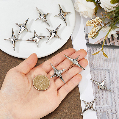 16Pcs Star Alloy Lapel Pins for Backpack Clothes JEWB-FH0002-96P-1