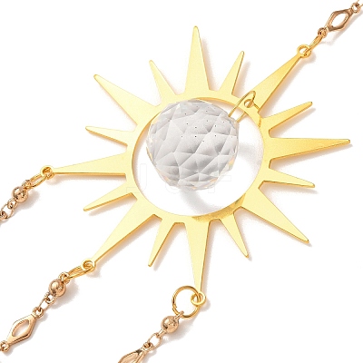 Alloy Sun Hanging Suncatchers GL-A001-02G-1