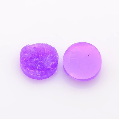 Druzy Resin Cabochons CRES-S040-12mm-10-1