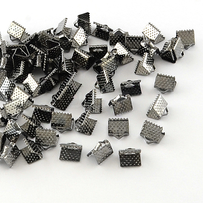 Iron Ribbon Crimp Ends X-IFIN-ZX025-B-1