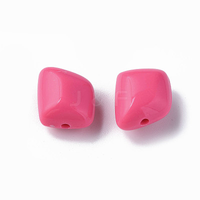 Opaque Acrylic Beads MACR-S373-15A-A10-1