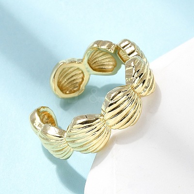 Brass Cuff Rings for Women RJEW-H262-06A-G-1