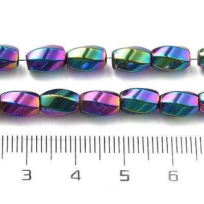 Electroplated Synthetic Non-magnetic Hematite Beads Strands G-P545-G02-02B-1