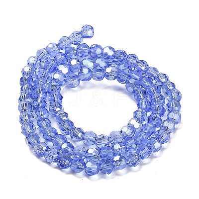 Transparent Glass Beads LS-EGLA-A035-T4mm-B14-1