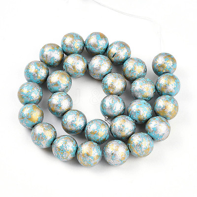 Synthetic Turquoise Beads Strands TURQ-T004-08A-08-1