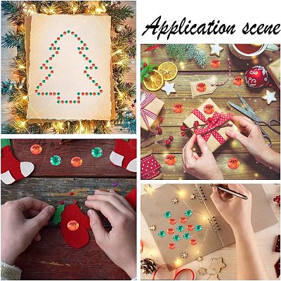 Self-Adhesive Acrylic Rhinestone Stickers DIY-FG0001-23G-1