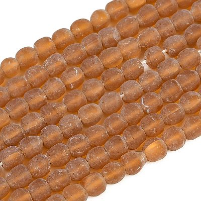 Frosted Handmade Lampwork Beads LAMP-C022-01C-1