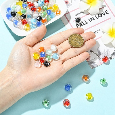10Pcs Handmade Lampwork Beads LAMP-YW0001-96A-1