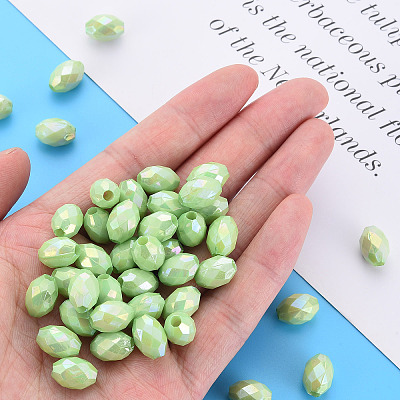 Opaque Acrylic Beads TACR-S153-32I-01-1